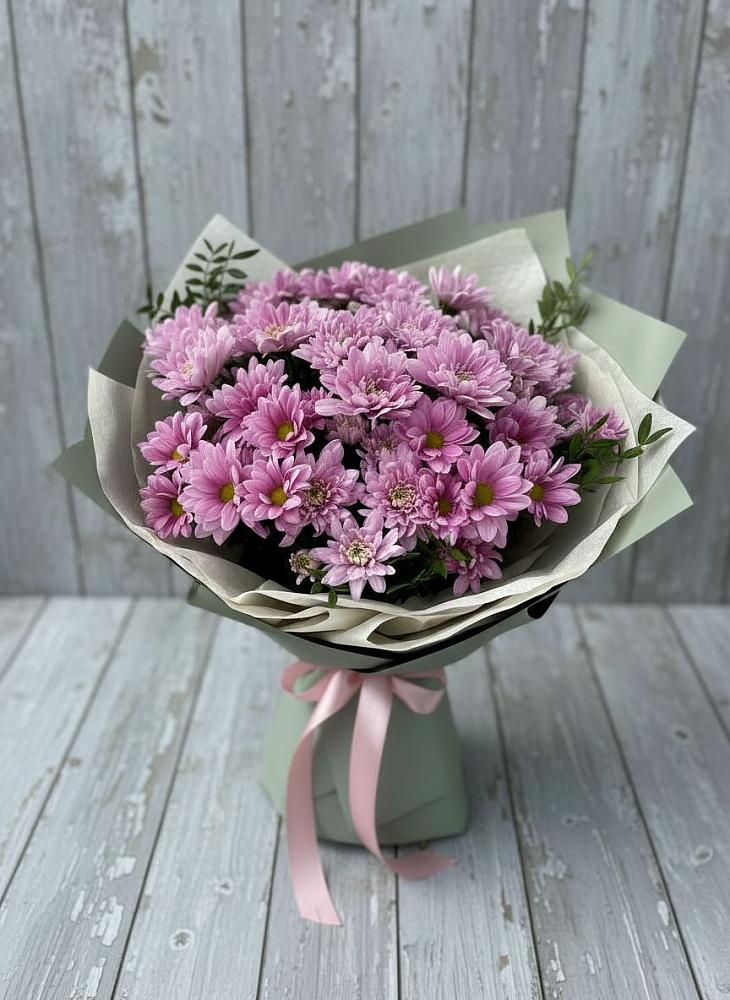 Букет цветов из: Хризантемы в Макарове