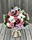 Букет цветов из: Альстромерии, Гвоздики, Розы и Хризантемы в Макарове