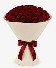 Букет 101 Бордовая роза Блэк Бакарра в Макарове