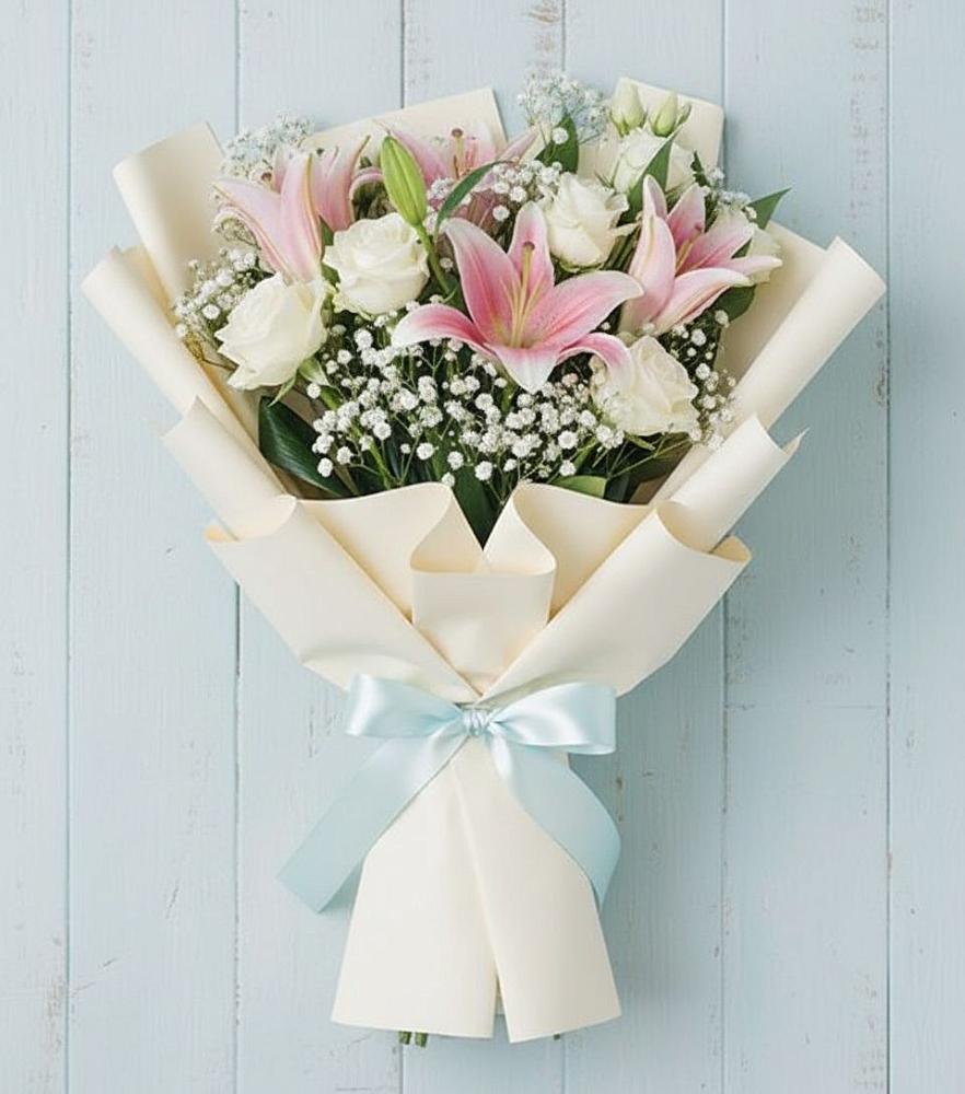 Букет цветов из: Лилии в Макарове