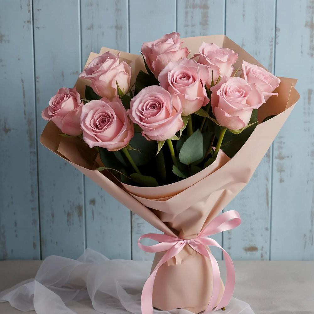 Букет цветов из: Розы в Макарове