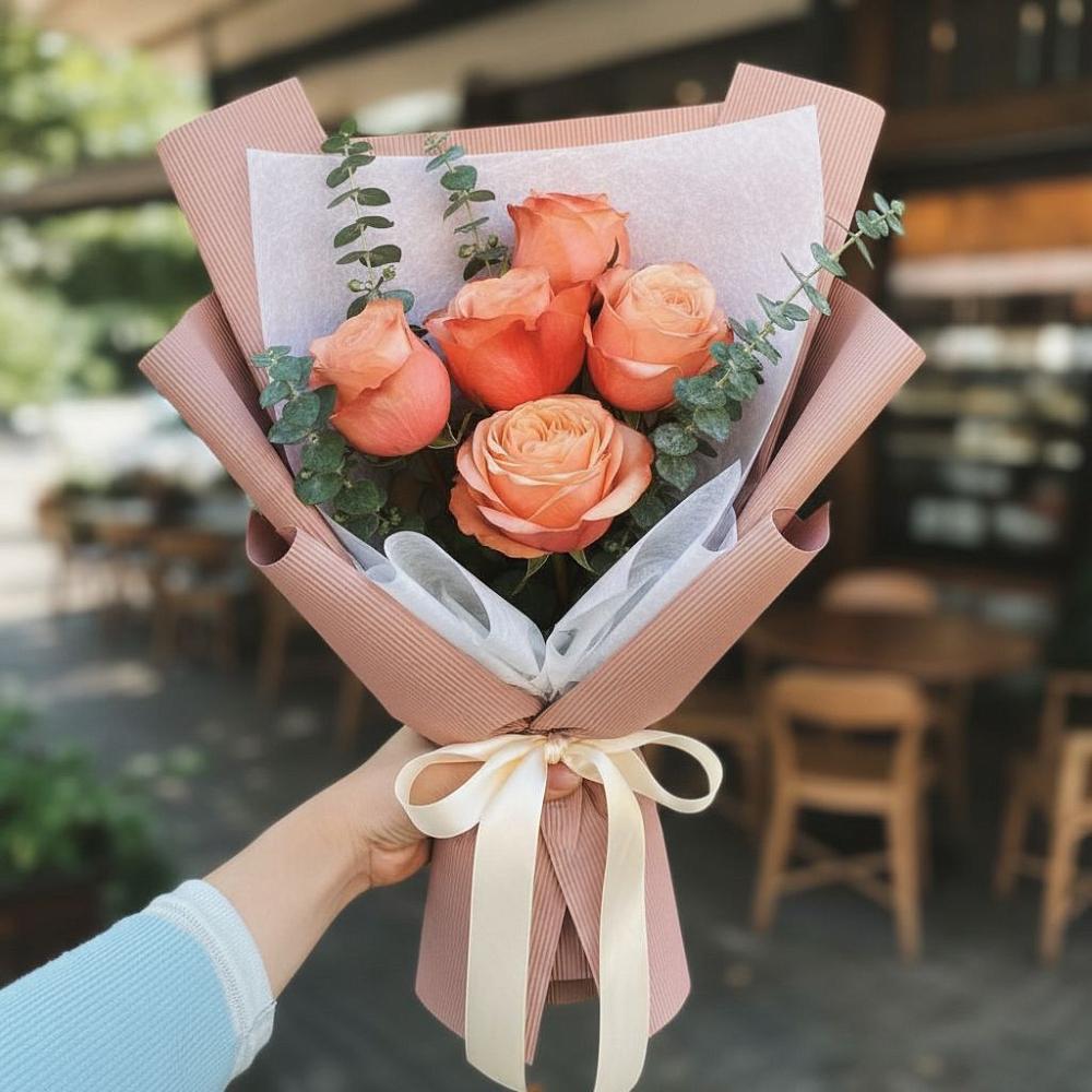 Букет цветов из: Розы в Макарове