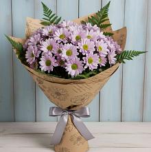 Букет цветов из:  Хризантемы в Макарове