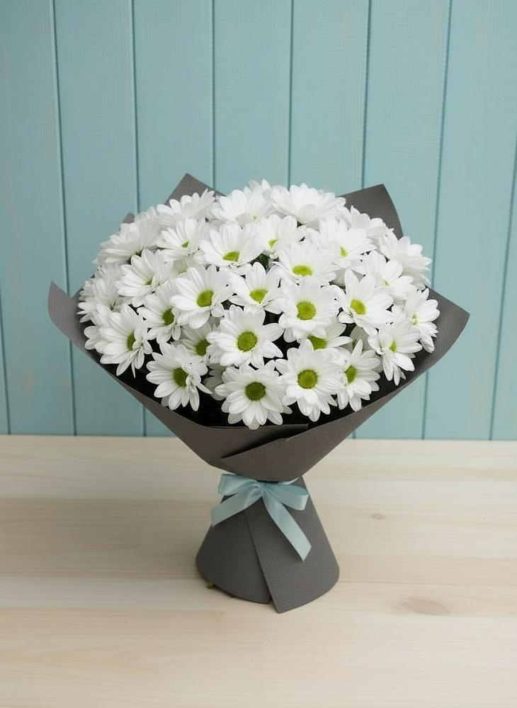 Букет цветов из: Хризантемы в Макарове