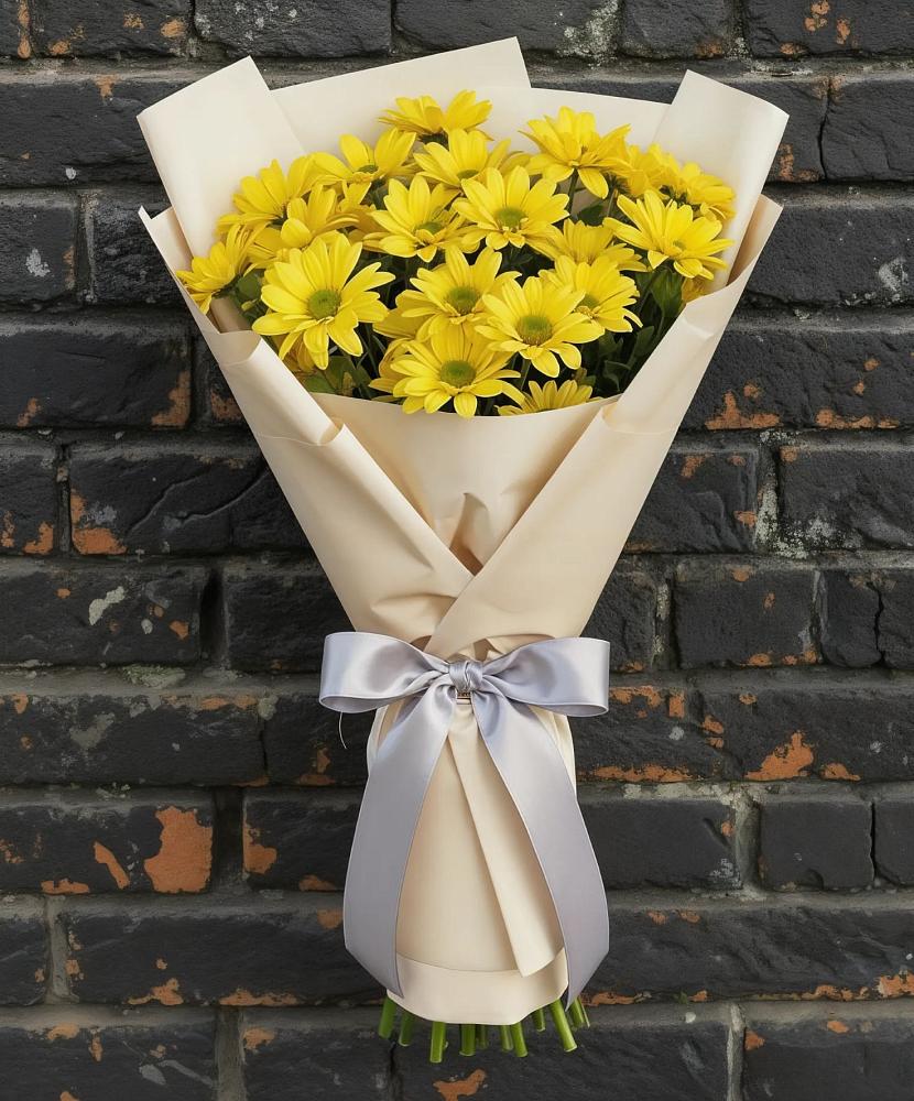 Букет цветов из: Хризантемы в Макарове