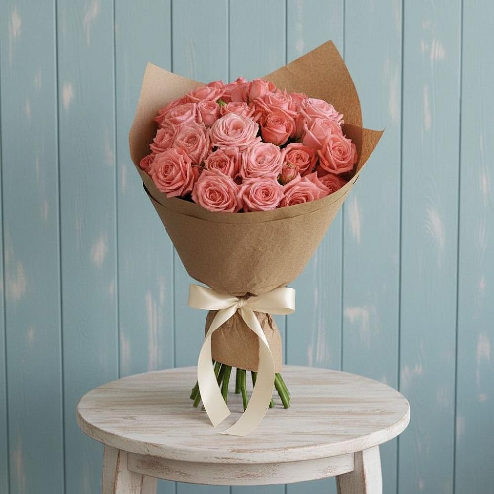 Букет цветов из: Розы в Макарове