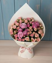 Букет цветов из:  Розы в Макарове