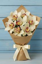 Букет цветов из:  Орхидеи и Розы в Макарове